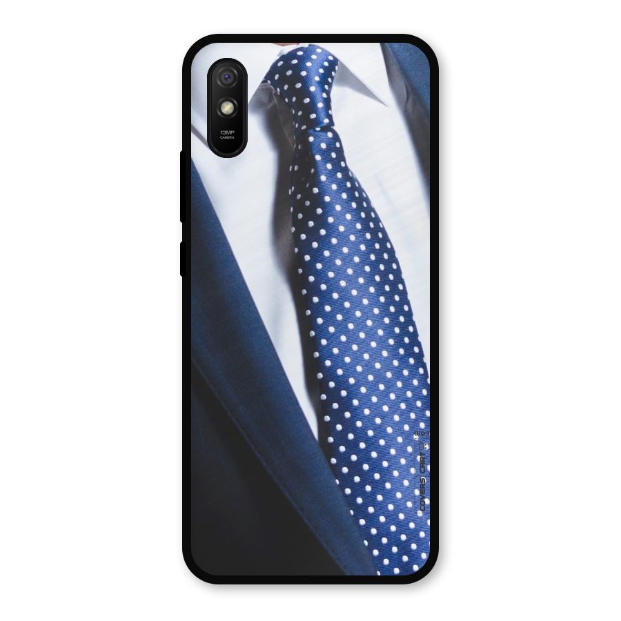 Classy Tie Metal Back Case for Redmi 9a