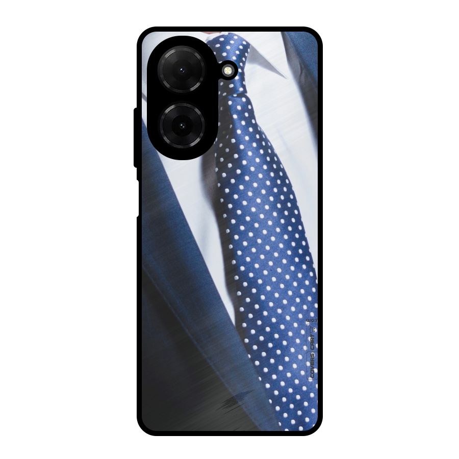 Classy Tie Metal Back Case for Redmi A5 4G