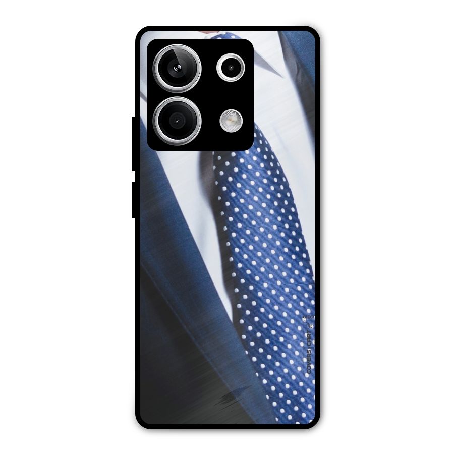 Classy Tie Metal Back Case for Redmi Note 13 5G