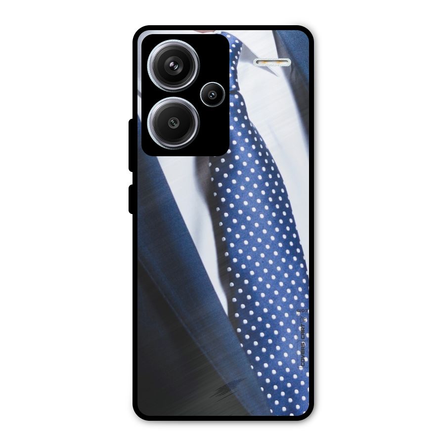 Classy Tie Metal Back Case for Redmi Note 13 Pro Plus