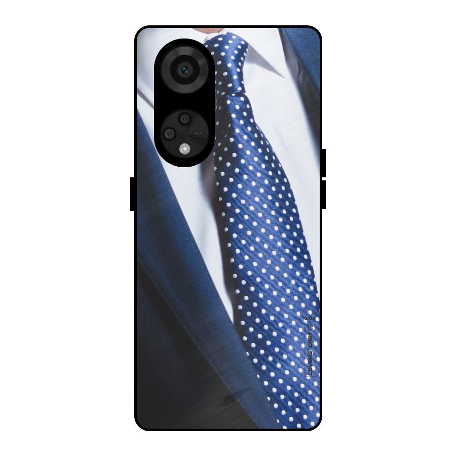 Classy Tie Metal Back Case for Reno8 T 5G