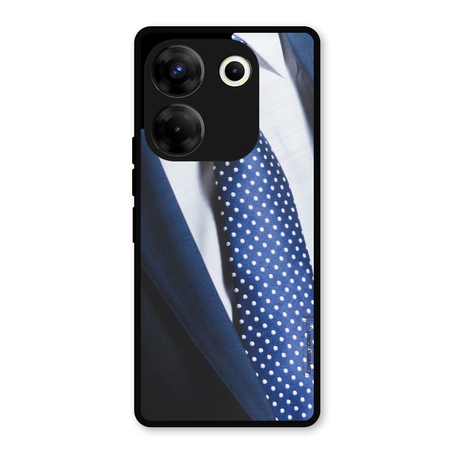 Classy Tie Metal Back Case for Tecno Camon 20 Pro