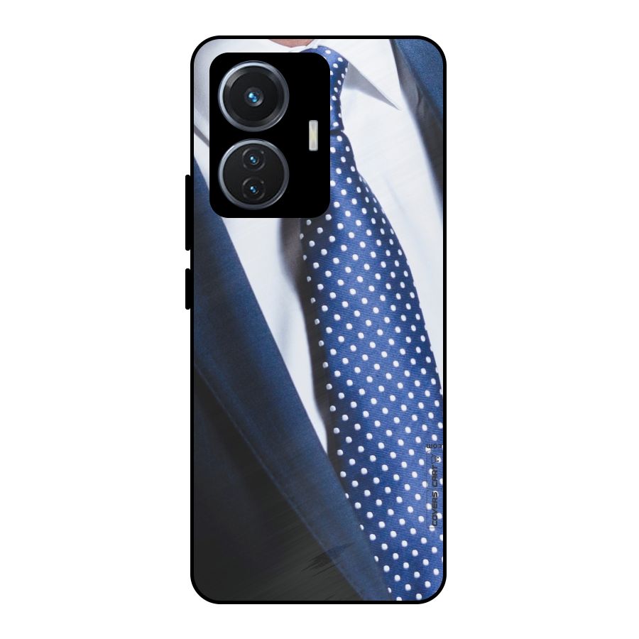Classy Tie Metal Back Case for Vivo T1 44W