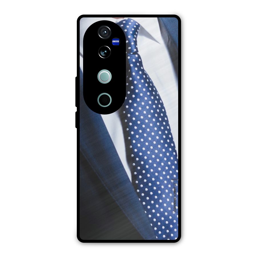 Classy Tie Metal Back Case for Vivo V40 Pro