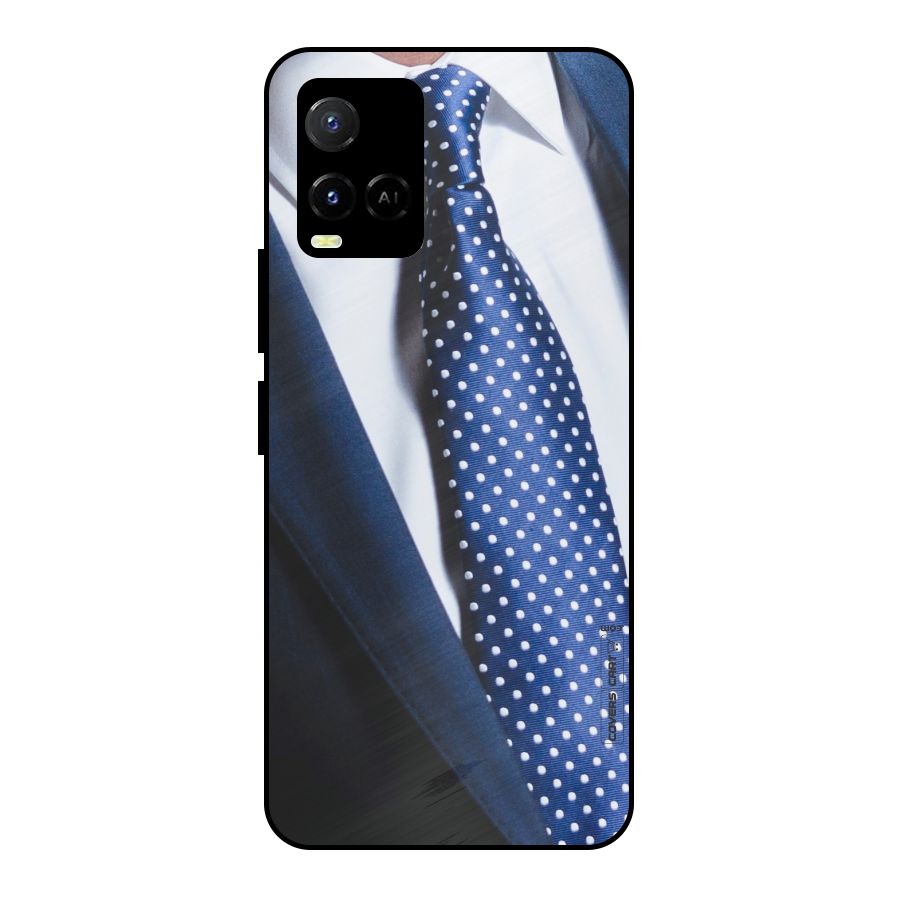Classy Tie Metal Back Case for Vivo Y21
