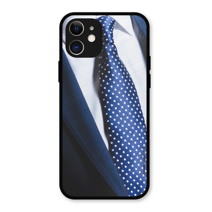 Classy Tie Metal Back Case for iPhone 12