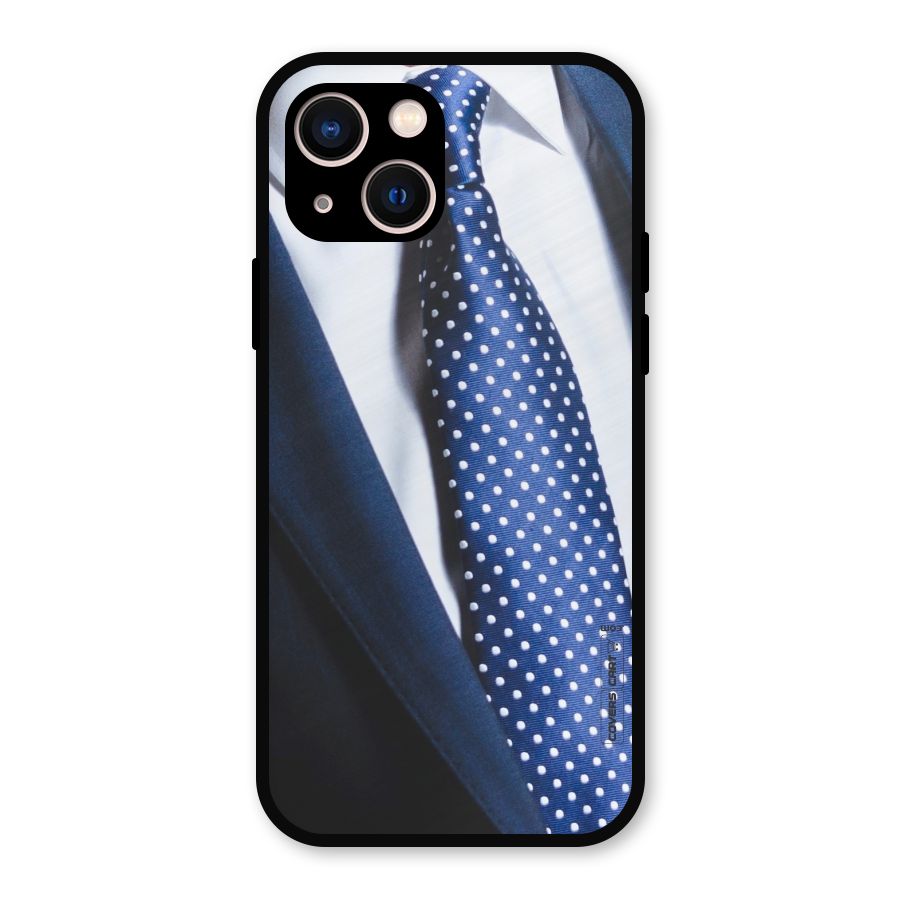 Classy Tie Metal Back Case for iPhone 13