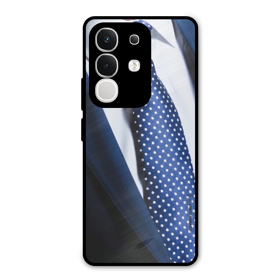 Classy Tie Metal Back Case for iQOO Z10x