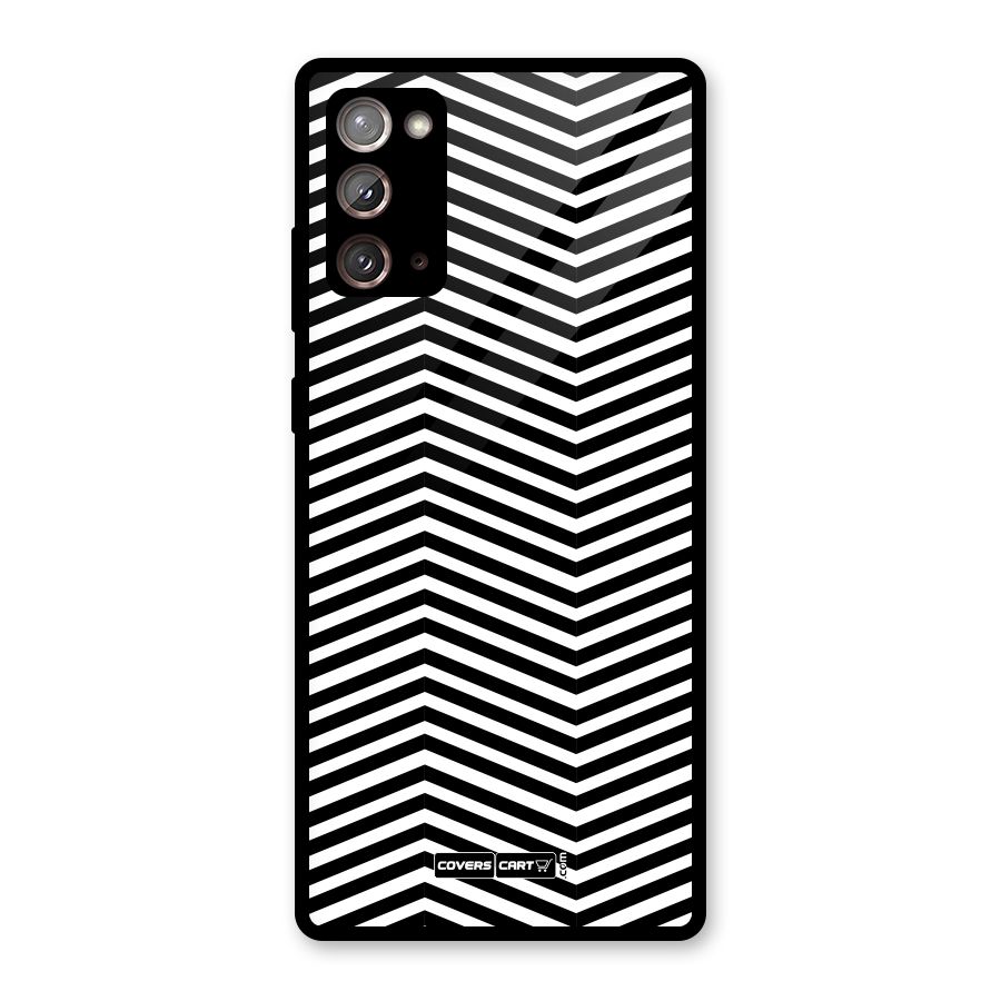 Classy Zig Zag Glass Back Case for Galaxy Note 20