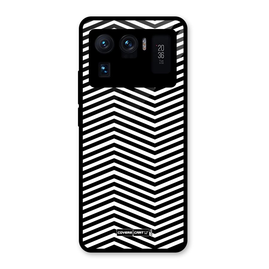 Classy Zig Zag Glass Back Case for Mi 11 Ultra