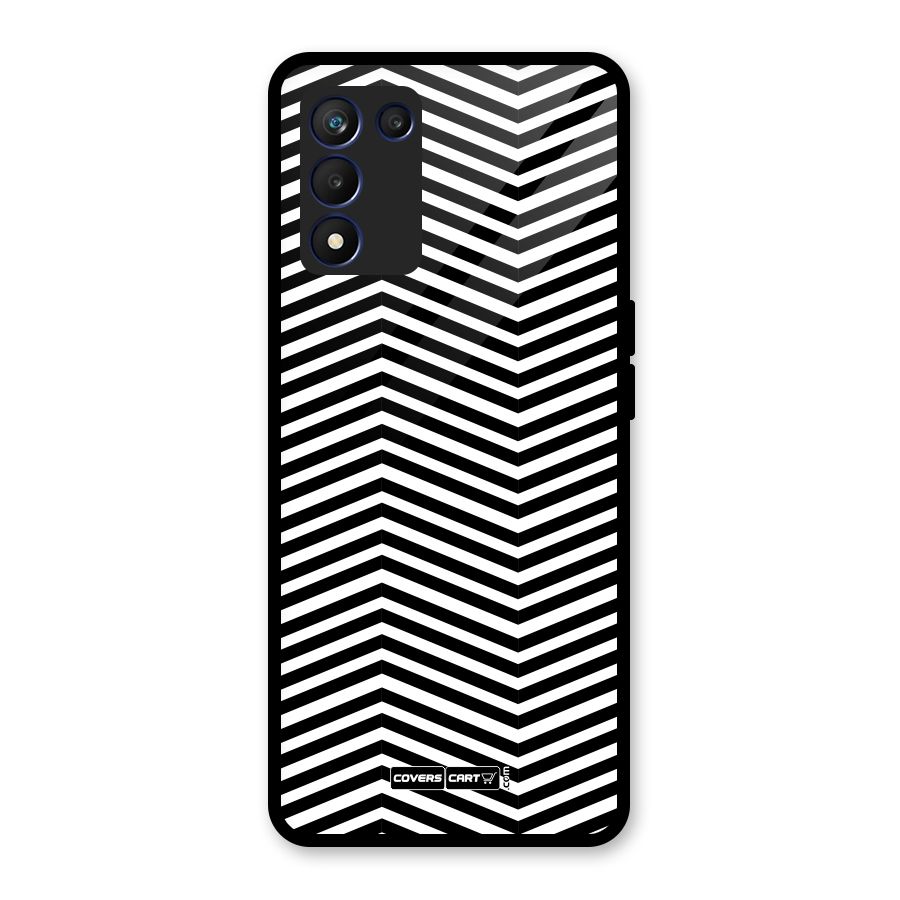 Classy Zig Zag Glass Back Case for Realme 9 5G Speed