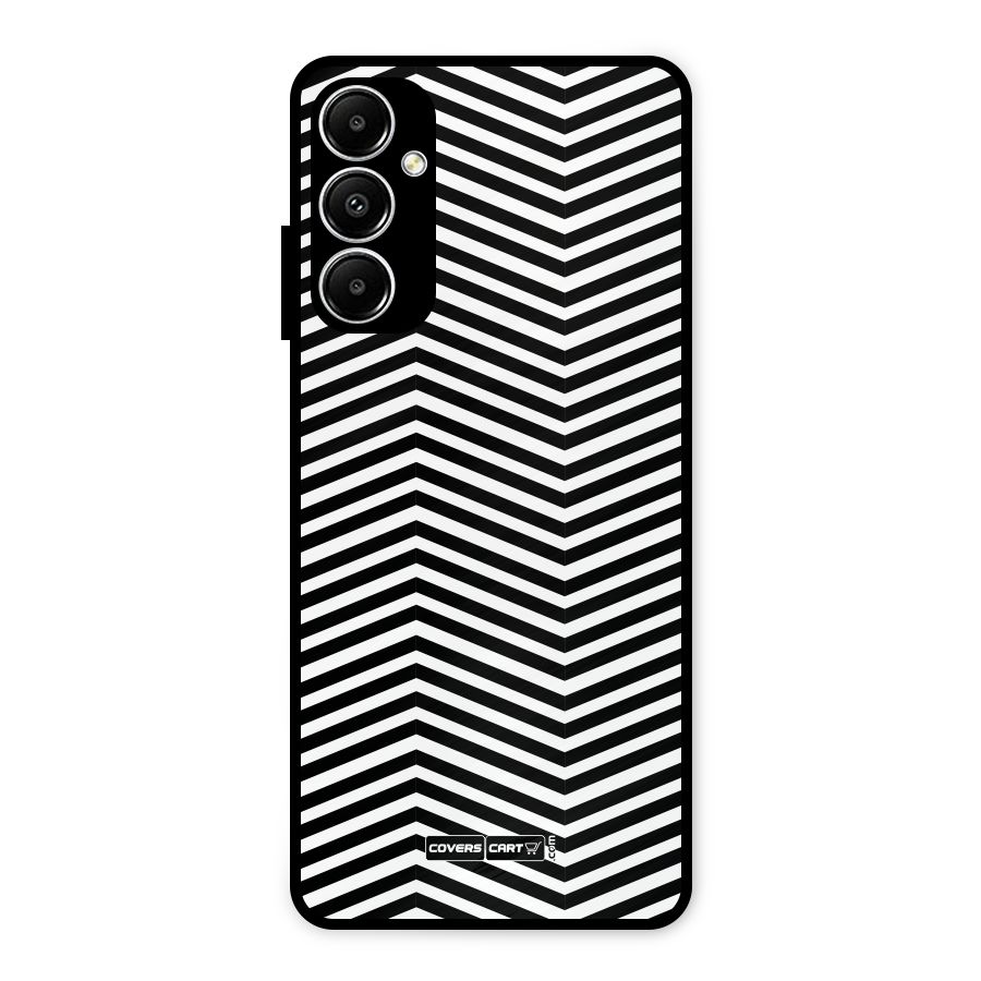 Classy Zig Zag Metal Back Case for Galaxy A05s