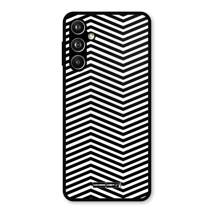 Classy Zig Zag Metal Back Case for Galaxy F54