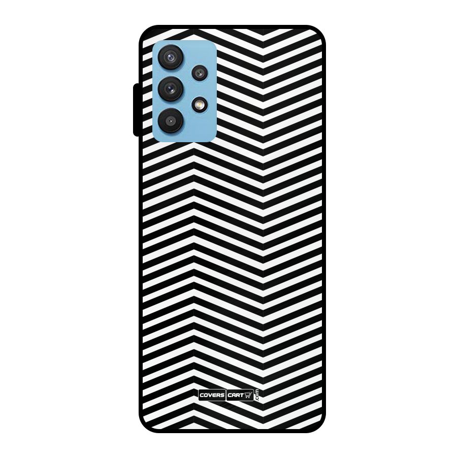 Classy Zig Zag Metal Back Case for Galaxy M32 5G