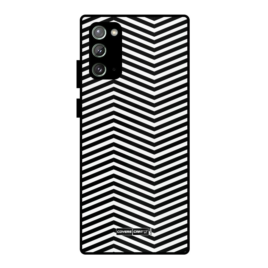 Classy Zig Zag Metal Back Case for Galaxy Note 20