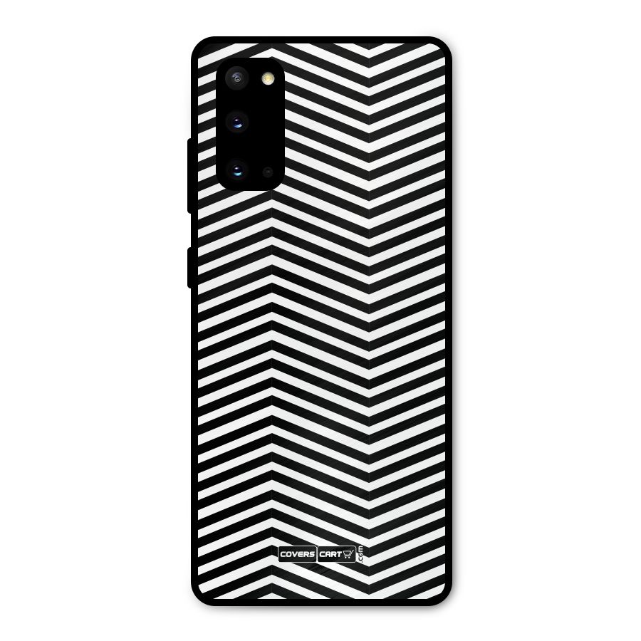 Classy Zig Zag Metal Back Case for Galaxy S20
