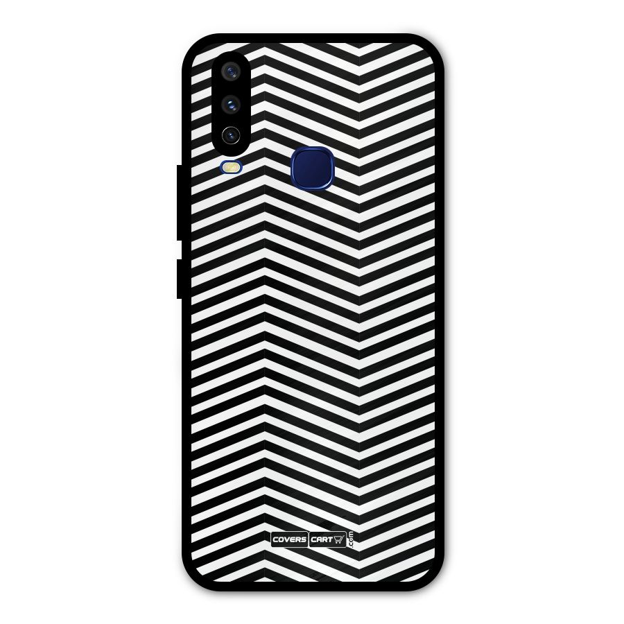 Classy Zig Zag Metal Back Case for Vivo V17