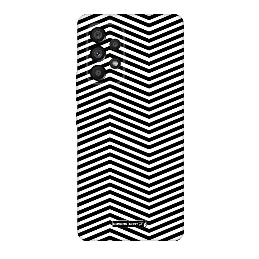 Classy Zig Zag Original Polycarbonate Back Case for Galaxy A53 5G