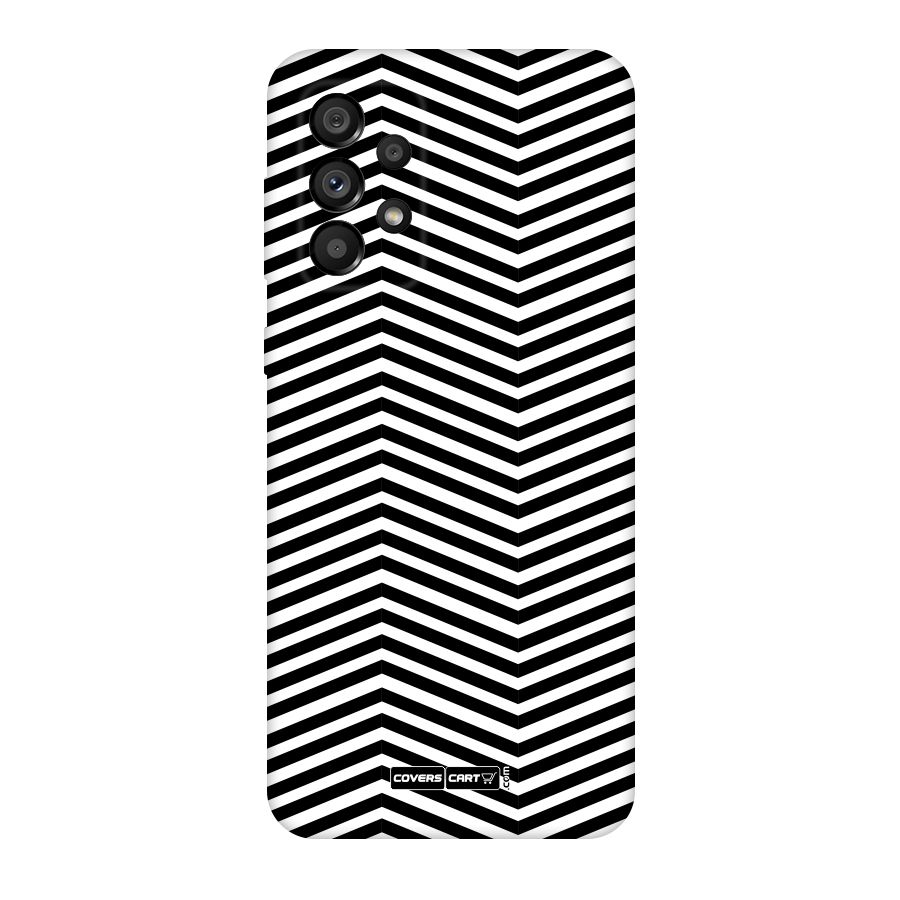 Classy Zig Zag Original Polycarbonate Back Case for Galaxy A73 5G