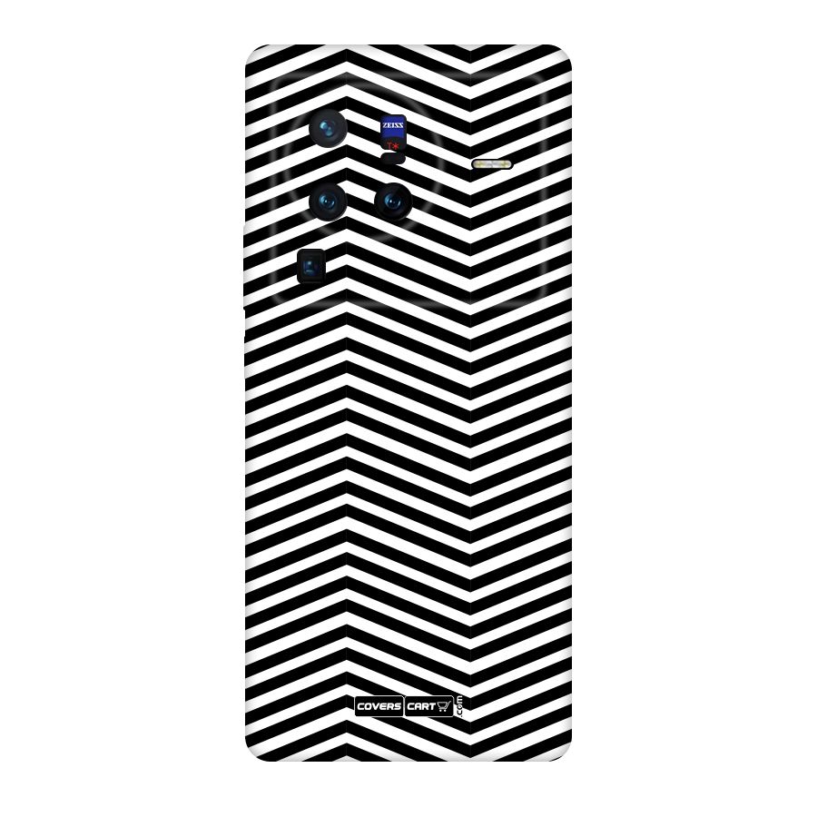 Classy Zig Zag Original Polycarbonate Back Case for Vivo X80