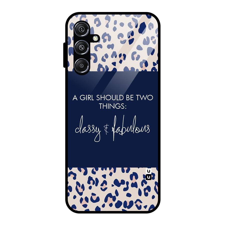 Classy and Fabulous Glass Back Case for Galaxy M34 5G