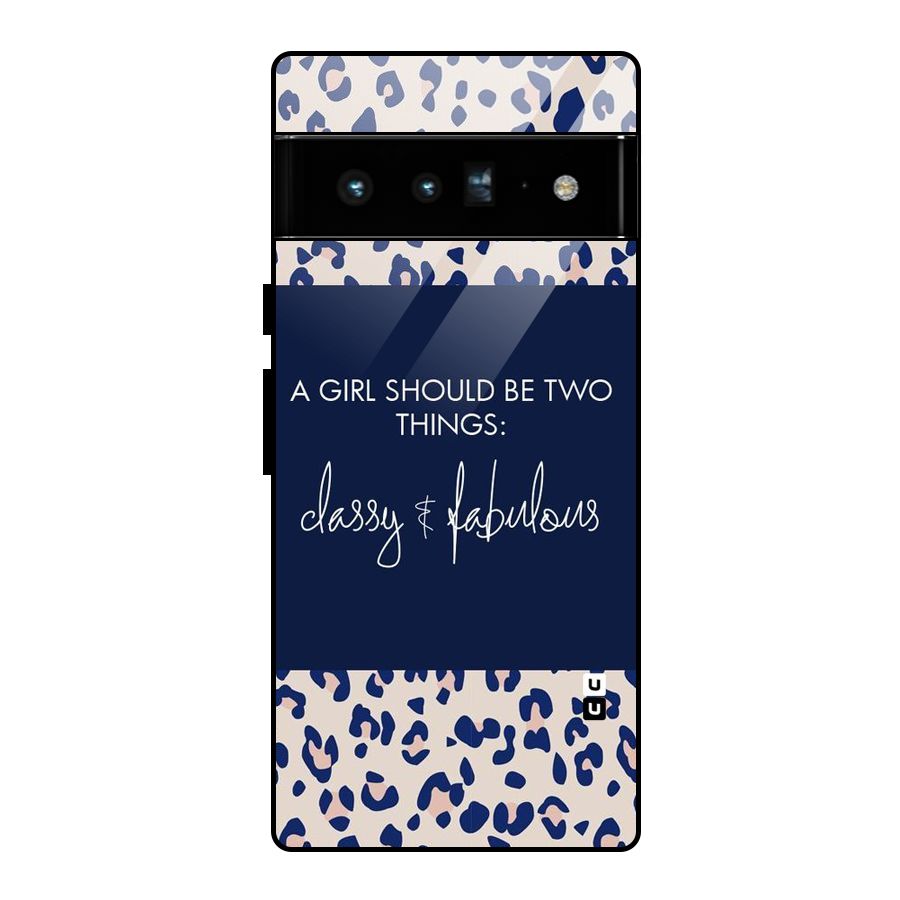 Classy and Fabulous Glass Back Case for Google Pixel 6 Pro