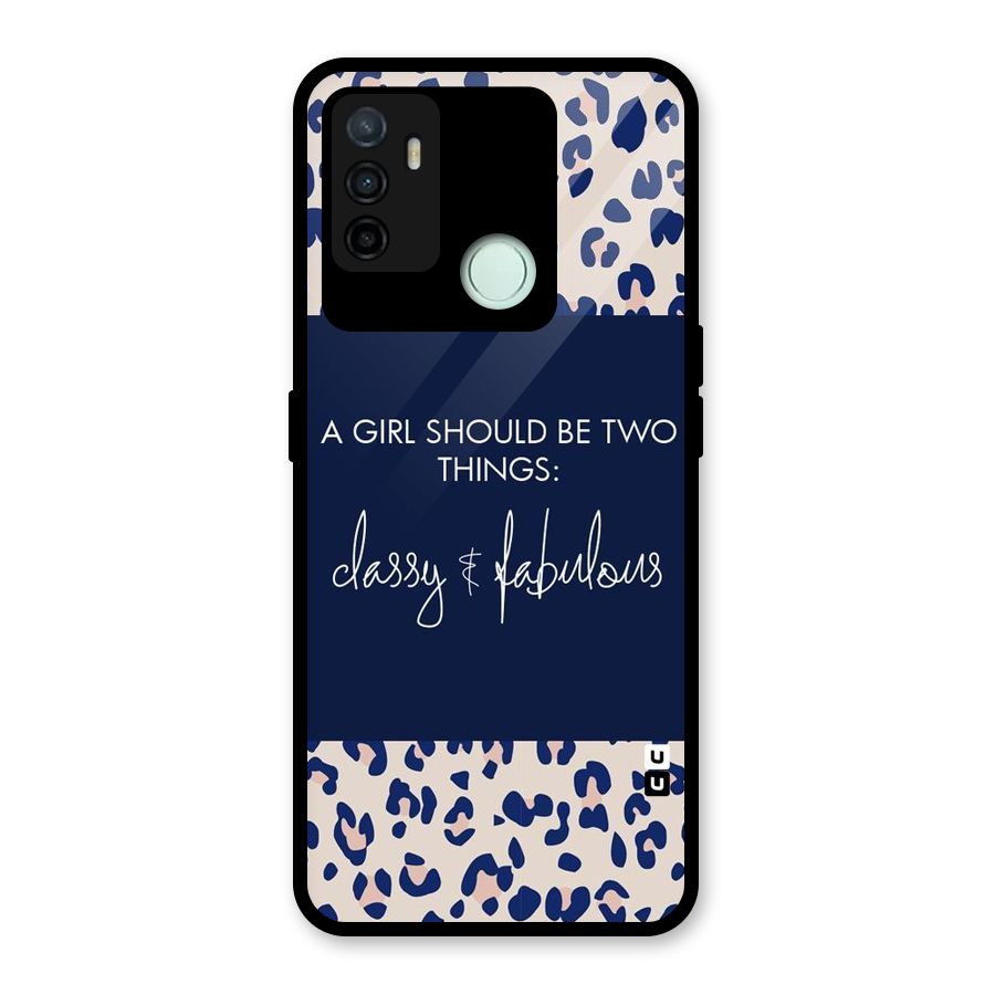 Classy and Fabulous Glass Back Case for Oppo A53