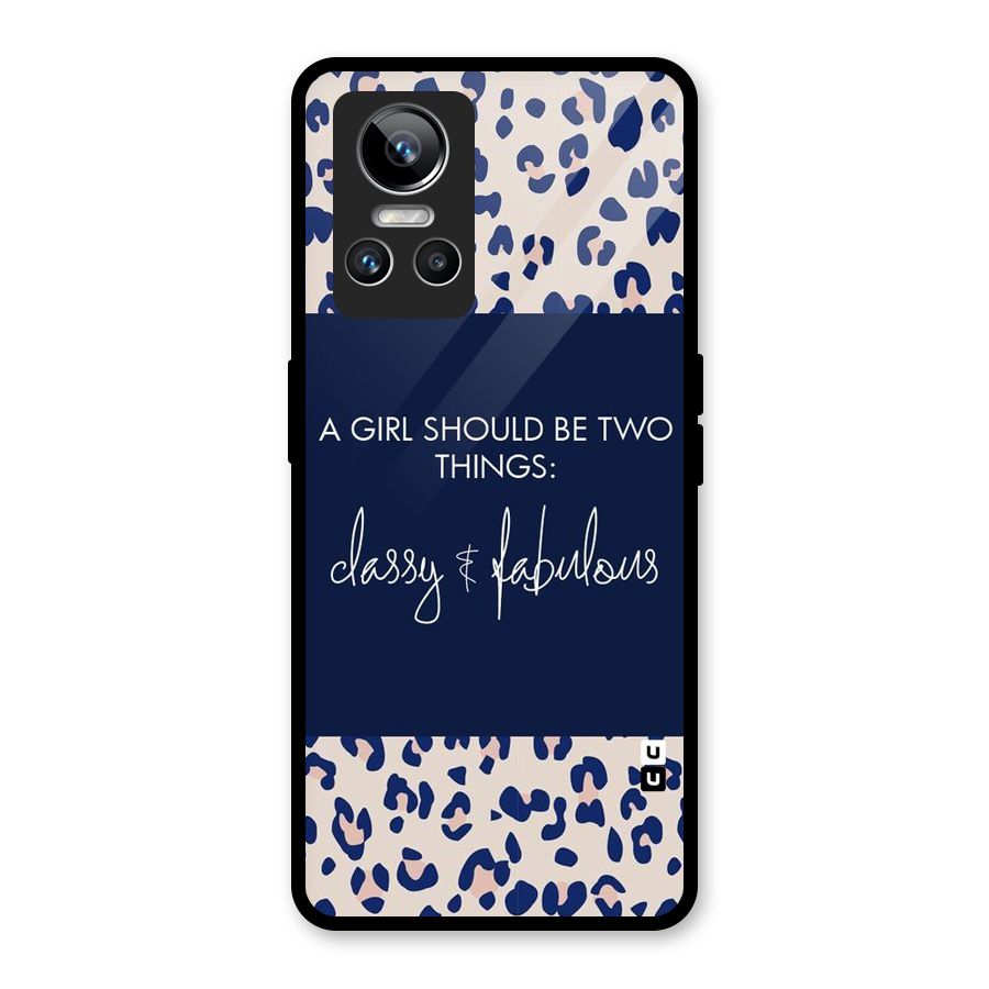 Classy and Fabulous Glass Back Case for Realme GT Neo 3