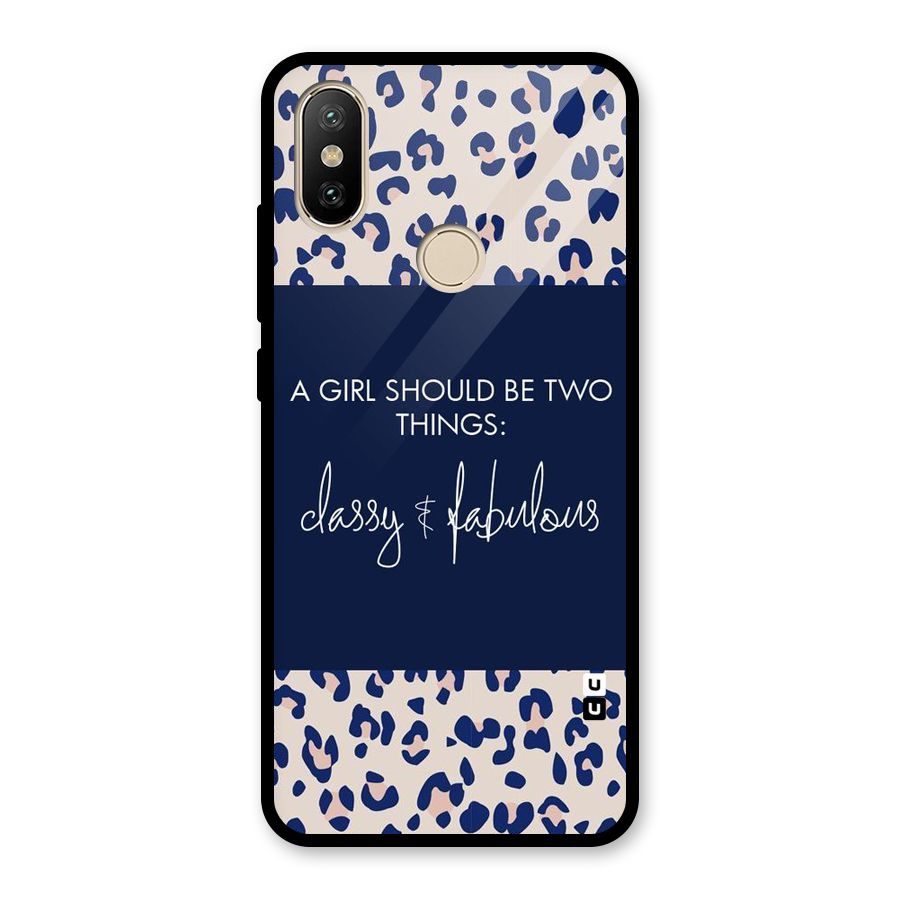 Classy and Fabulous Glass Back Case for Redmi A2