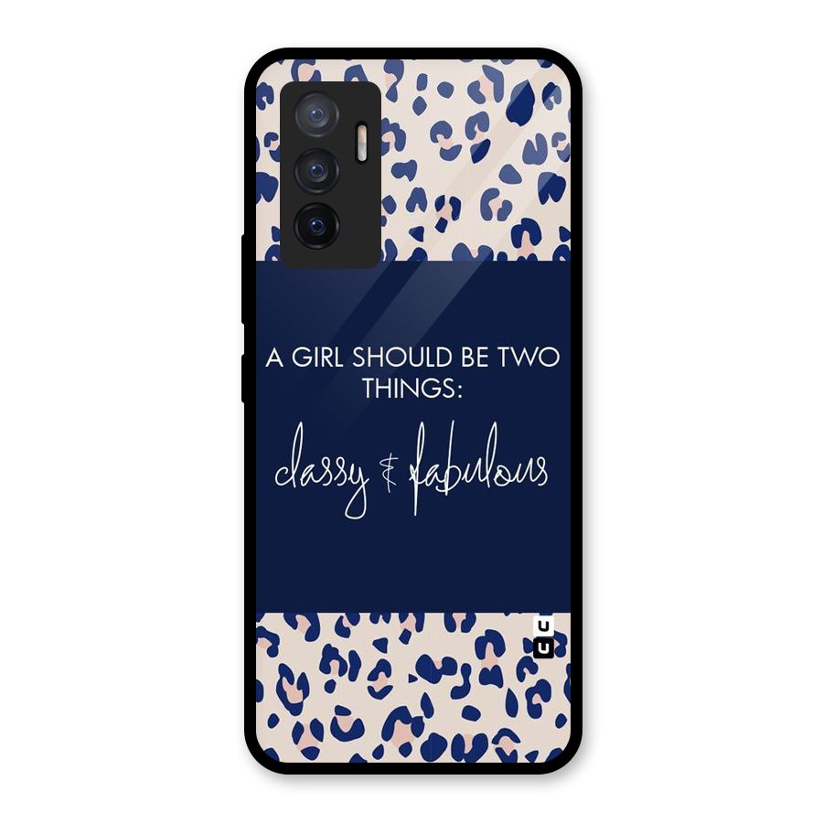 Classy and Fabulous Glass Back Case for Vivo V23e