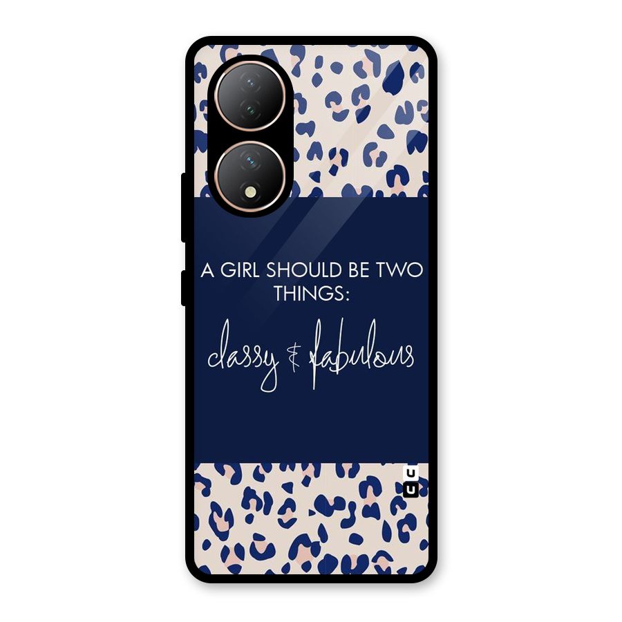 Classy and Fabulous Glass Back Case for Vivo Y100A