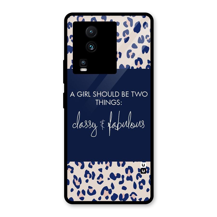 Classy and Fabulous Glass Back Case for Vivo iQOO Neo 7