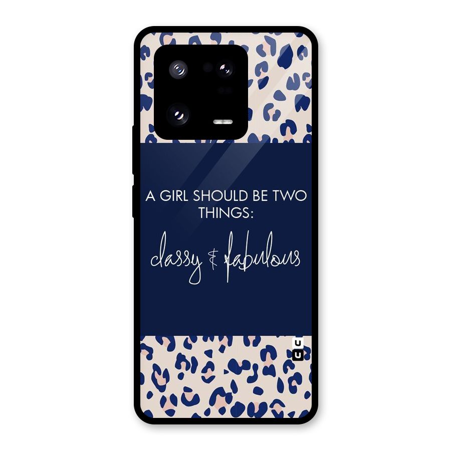 Classy and Fabulous Glass Back Case for Xiaomi 13 Pro
