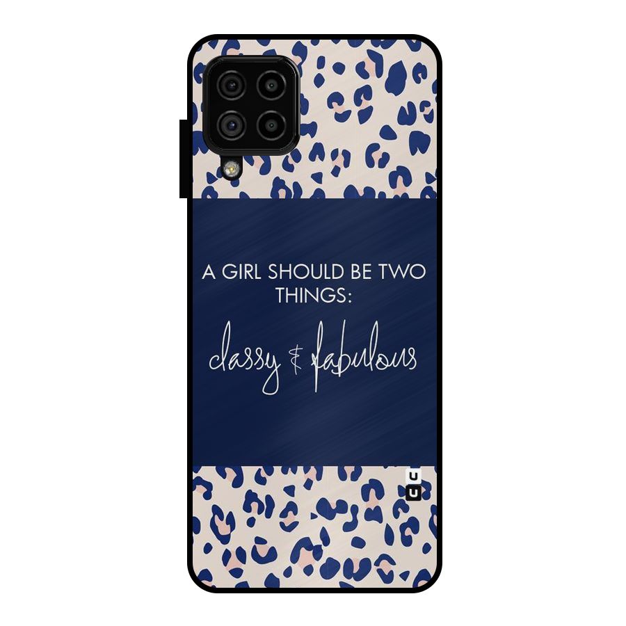 Classy and Fabulous Metal Back Case for Galaxy A22 4G