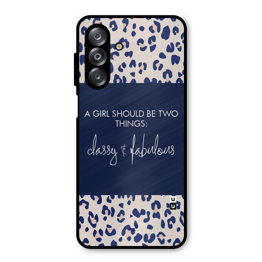Classy and Fabulous Metal Back Case for Galaxy A26