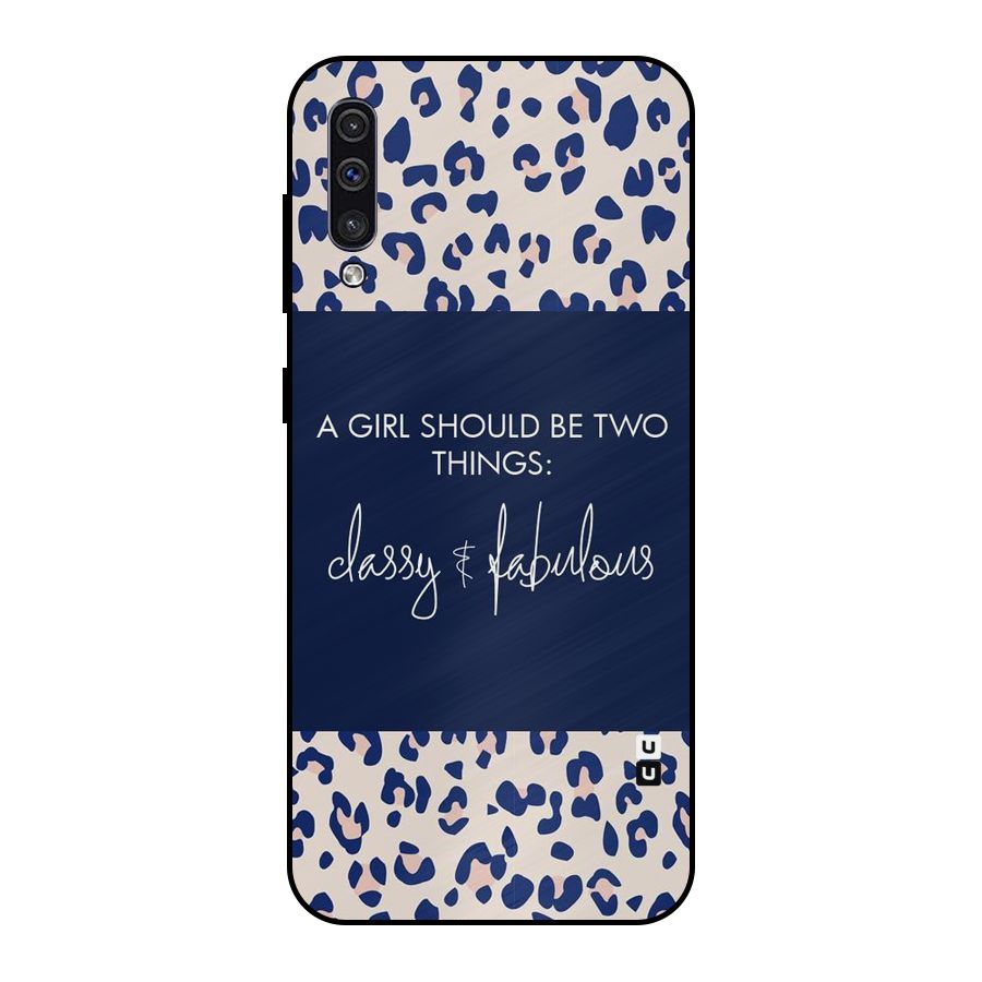 Classy and Fabulous Metal Back Case for Galaxy A30s