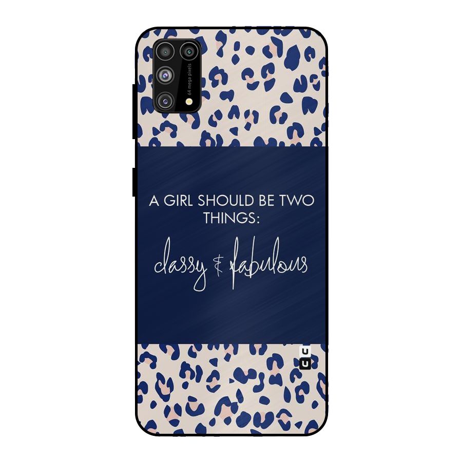 Classy and Fabulous Metal Back Case for Galaxy F41