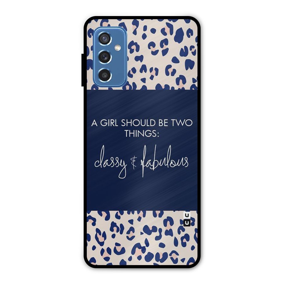 Classy and Fabulous Metal Back Case for Galaxy M52 5G