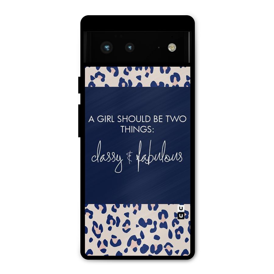 Classy and Fabulous Metal Back Case for Google Pixel 6