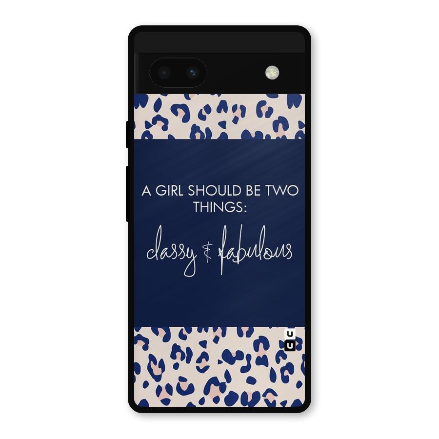 Classy and Fabulous Metal Back Case for Google Pixel 6a