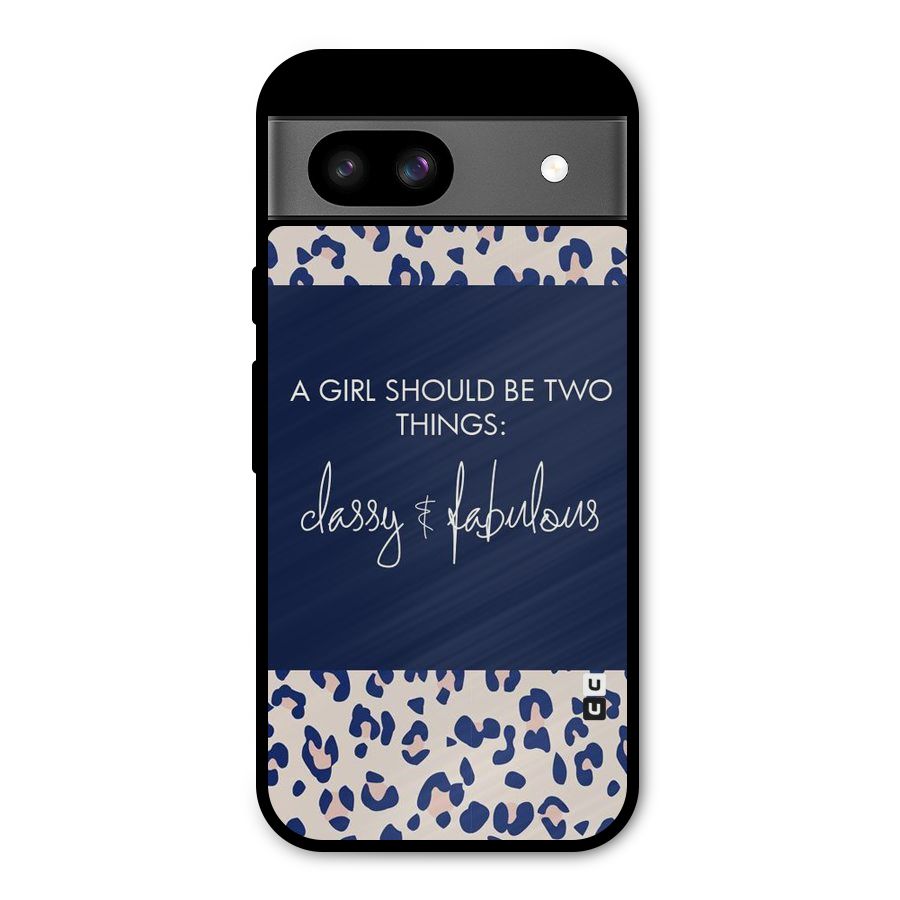 Classy and Fabulous Metal Back Case for Google Pixel 8a