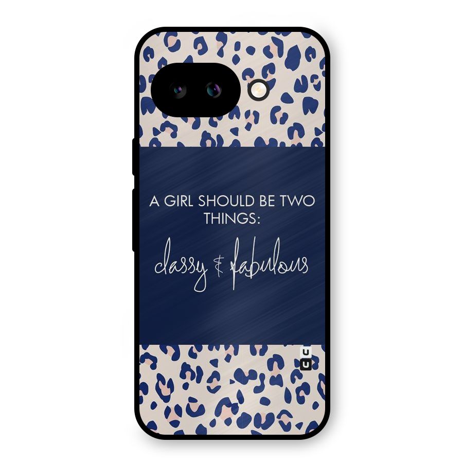Classy and Fabulous Metal Back Case for Google Pixel 9a
