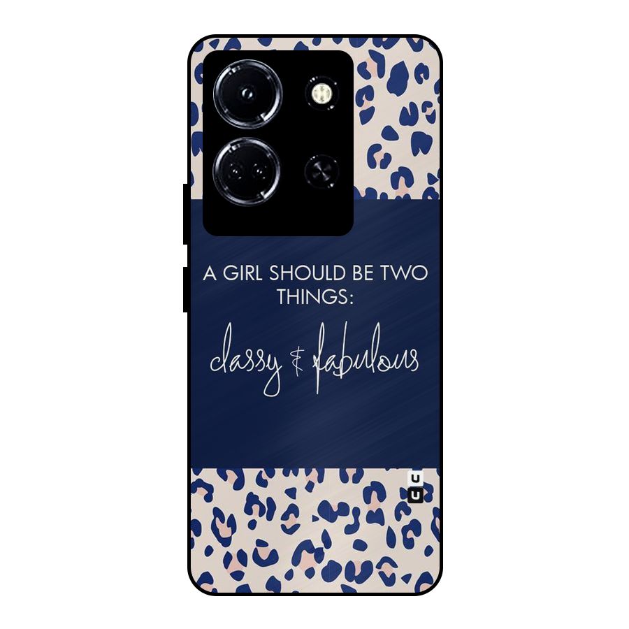 Classy and Fabulous Metal Back Case for Infinix Note 30 5G