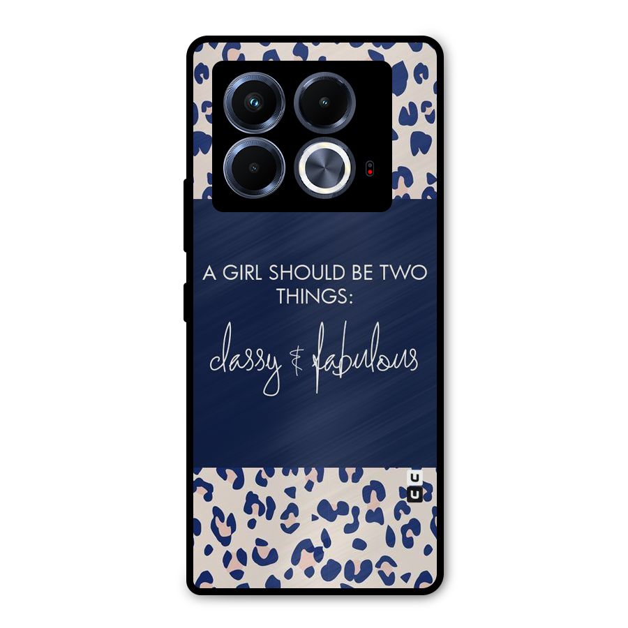 Classy and Fabulous Metal Back Case for Infinix Note 40 5G
