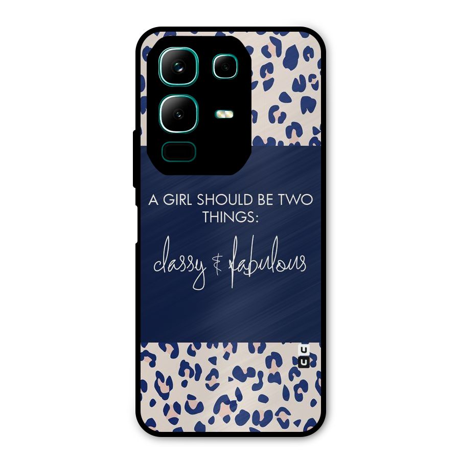 Classy and Fabulous Metal Back Case for Infinix Note 50x