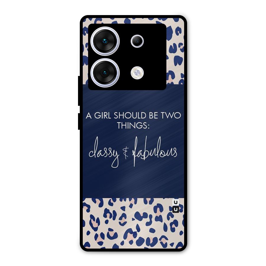 Classy and Fabulous Metal Back Case for Infinix Zero 30 5G