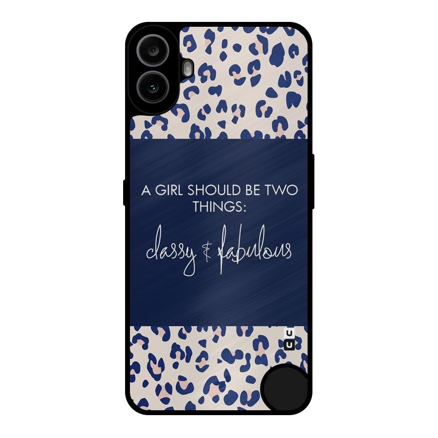 Classy and Fabulous Metal Back Case for Nothing CMF Phone 1