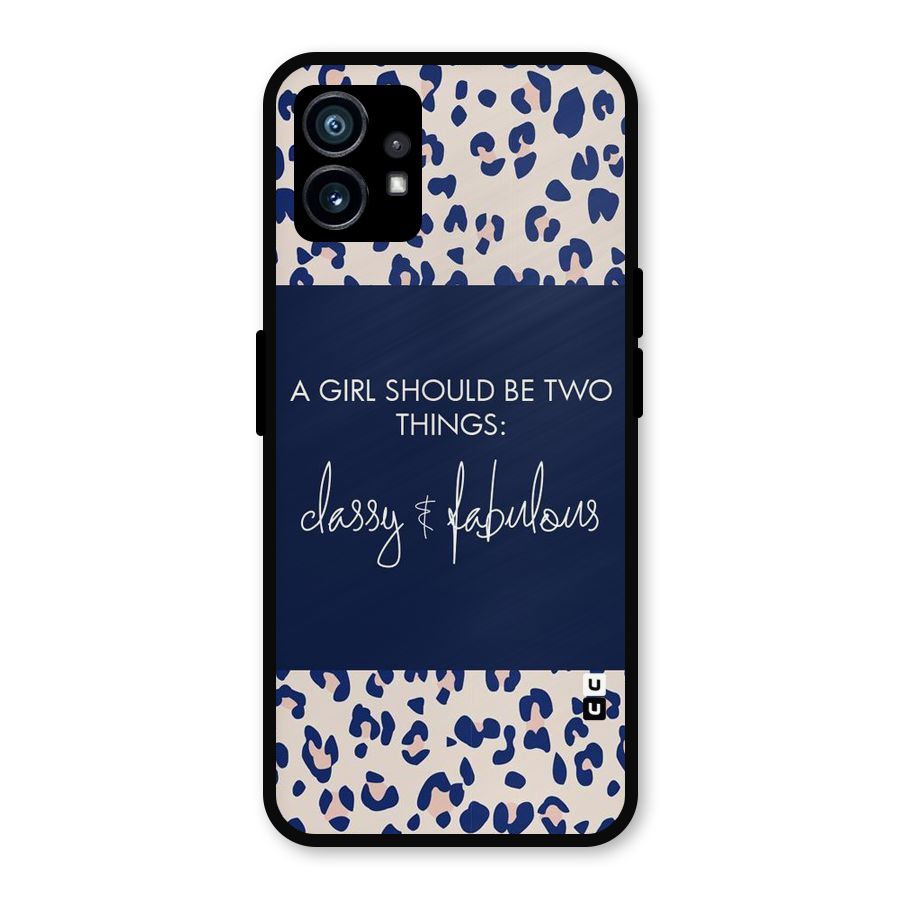 Classy and Fabulous Metal Back Case for Nothing Phone 1