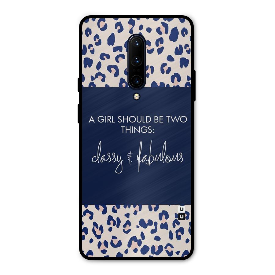 Classy and Fabulous Metal Back Case for OnePlus 7 Pro