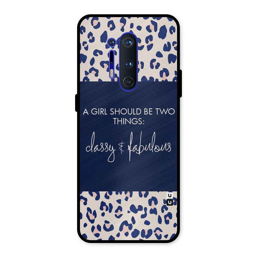 Classy and Fabulous Metal Back Case for OnePlus 8 Pro